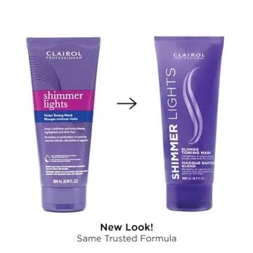 Clairol Professional Shimmer Lights Violet Toning Mask 200mL - Packaging may vary