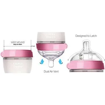 Comotomo Natural Feel Baby Bottle Set for Newborns
