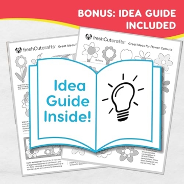 280 Punch-Out Flower Cutouts Kit for Crafting Joy