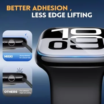 Misxi 6 Pack Soft TPU Clear Screen Protector for Apple Watch Series 11 Series 10 46mm, No Bubble Eas...