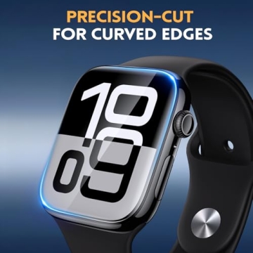 Misxi TPU Clear Screen Protectors for Apple Watch 10 & 11