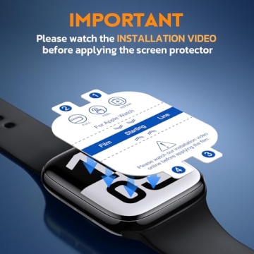 Misxi TPU Clear Screen Protectors for Apple Watch 10 & 11