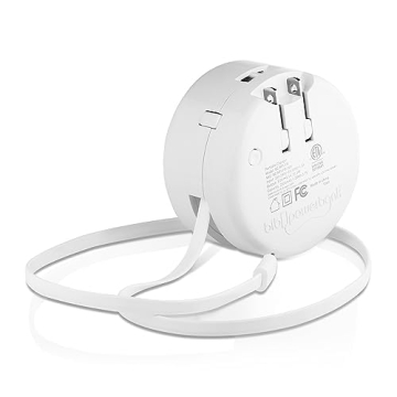 Bibicord Portable Wall Charger with Retractable Lightning Cable & 2500 mAh Battery (Provide 60% Coverage) 3-in-One Accessory Compatible iPhone 14/14 Pro Max/13/13 Pro Max/12/12 Pro