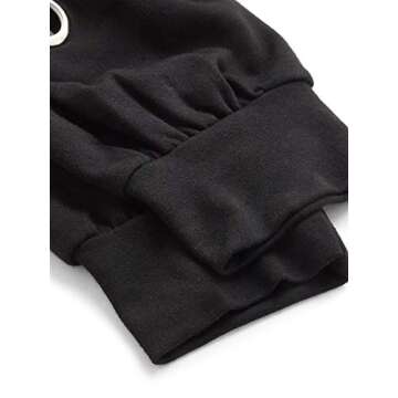 Casual Lace Up Long Sleeve Pullover Crop Top Sweatshirt