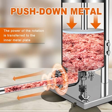 BANGERSMILE Sausage Stuffer - Premium Stainless Steel Meat Maker