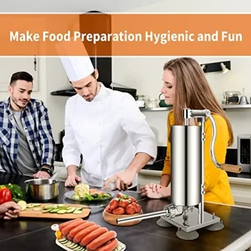 BANGERSMILE Sausage Stuffer - Premium Stainless Steel Meat Maker