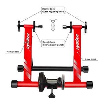 Unisky Indoor Bike Trainer Stand for 26-28" Wheels