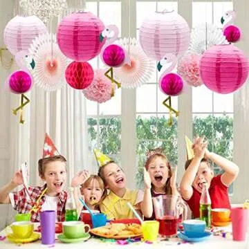 Tropical Pink Flamingo Party Decorations for Celebrations