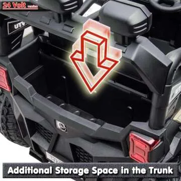 sopbost Kids UTV 24V Electric Vehicle with Remote Control