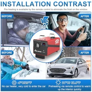 Aoteda 8500W Diesel Heater for RVs, Trucks, Homes - Portable & Efficient