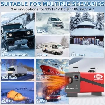 Aoteda 8500W Diesel Heater for RVs, Trucks, Homes - Portable & Efficient