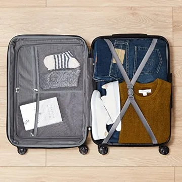 Durable 21-Inch Hardside Carry-On Luggage by Amazon