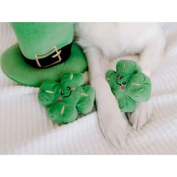 ZippyPaws Burrow Puzzle Plush Dog Toy, Interactive Squeaky Toy for Enrichment, Hide and Seek Game fo...