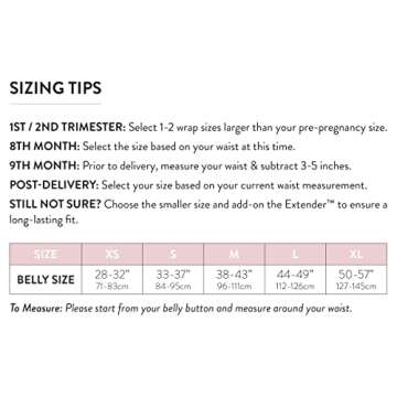 Belly Bandit Viscose From Bamboo Belly Wrap - Our Softest Postpartum Belly Wrap Covered in Bamboo Viscose for Comfy & Gentle Coverage on C-Section, Black, Large