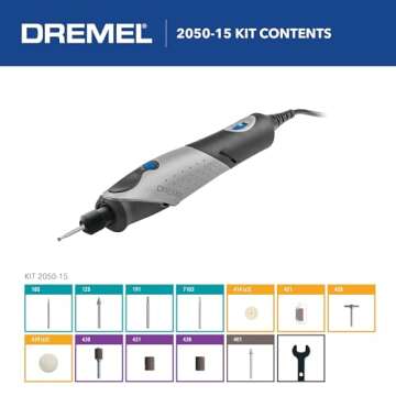 Dremel 2050-15 Stylo+ Versatile Craft Rotary Tool, Wood Carving Detail Tool, Perfect for Pumpkin Car...
