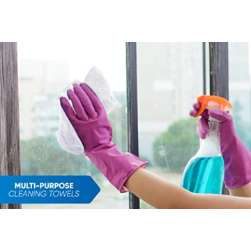 100% Cotton Terry Towels Pack of 50 Cloths for Cleaning