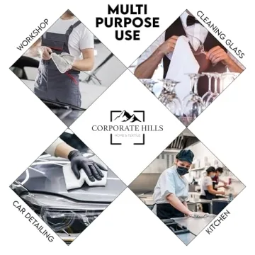 100% Cotton Terry Towels Pack of 50 Cloths for Cleaning