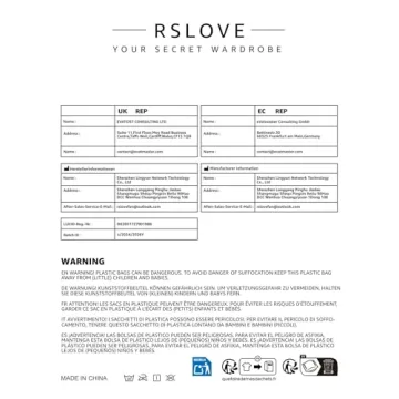 RSLOVE Women Lace Garter Lingerie Set - Plus Size Comfort