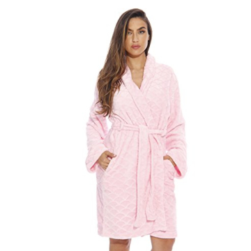 Just Love Women's Velour Lounge Robe – Stylish Comfort for All Sizes