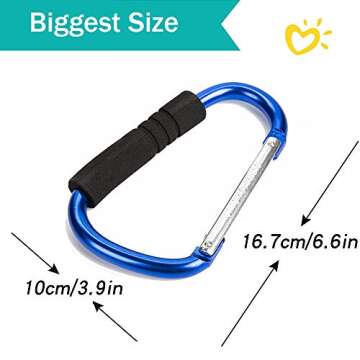 Funbliss Stroller Hooks - Durable Organizer for Parents