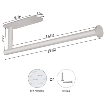 Under Cabinet Paper Towel Holder - Stainless Steel