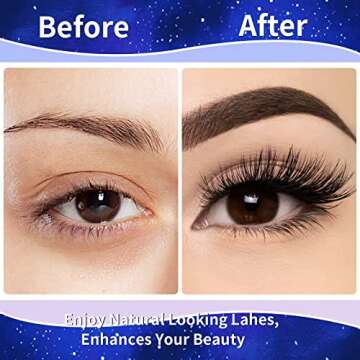 Magnetic Eyelashes & Eyeliner Kit for Easy Application