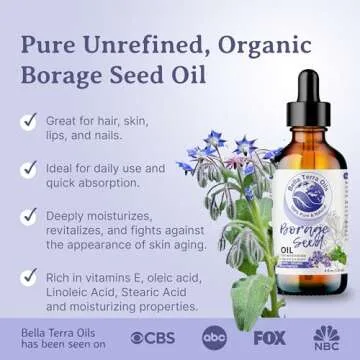 Organic Borage Seed Oil for Radiant Skin Care