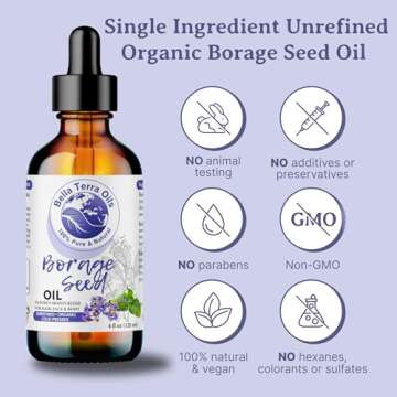Organic Borage Seed Oil for Radiant Skin Care