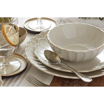 Lenox French Perle Scallop 4-Piece Place Setting
