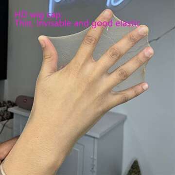 Miaubaa HD Wig Cap, Wig Cap for Lace Front Wig 6 Pieces, HD Thin Stocking Wig Caps Stretchy Nylon Wi...