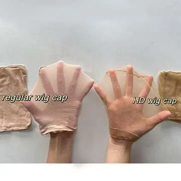 Miaubaa HD Wig Cap, Wig Cap for Lace Front Wig 6 Pieces, HD Thin Stocking Wig Caps Stretchy Nylon Wig Caps for Women