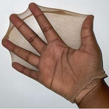 Miaubaa HD Wig Cap, Wig Cap for Lace Front Wig 6 Pieces, HD Thin Stocking Wig Caps Stretchy Nylon Wig Caps for Women