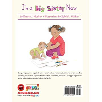 I'm A Big Sister Now Book for New Siblings