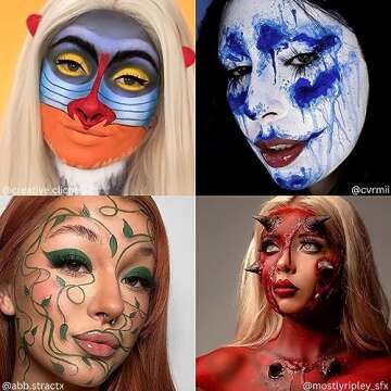 Mehron Makeup Paradise Makeup AQ 8 Color Basic Palette | Magnetic Refillable Body Paint & Face Paint...