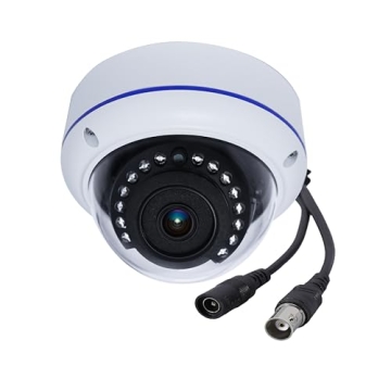 DCSEC HD 1080P 2MP 180 Degree Surveillance Security Camera Wired Coax Fisheye 1.7mm Lens Super Wide ...