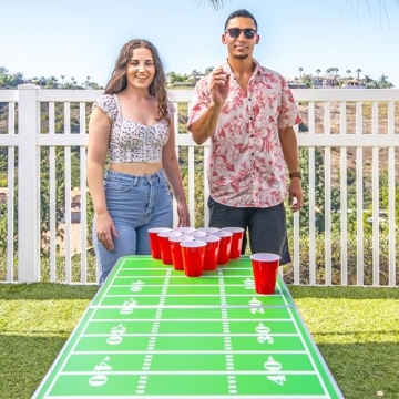 GoPong 8 Foot Portable Beer Pong Table - Fun & Durable