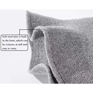 LVSU Halloween Witch Hat for Women Wool Hats Foldable Pointed Cap for Halloween Party Costume Accessory Blue