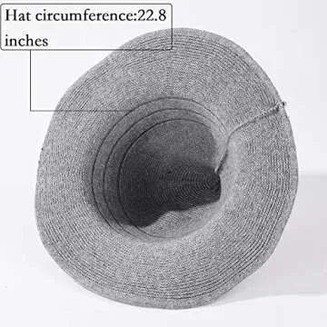 LVSU Halloween Witch Hat for Women Wool Hats Foldable Pointed Cap for Halloween Party Costume Accessory Blue