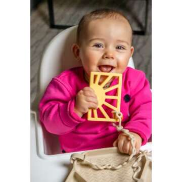 Smack Fun - The Original All-in-one Suction Plates + Safety Toy Straps - Silicone Suction Plates for Toddlers + Baby - First Foods + Self-Feeding. Comes with 2 Straps (Shifting Sand)