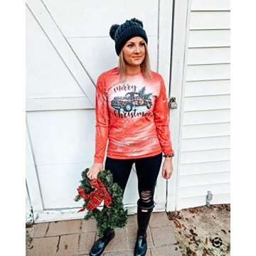 Funky Junque Women's Beanie Double Pom Adult Knit Hat with Two Pom Poms for Women, Warm Winter Cap (Black Faux Fur)