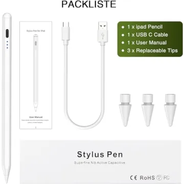 Stylus Pen for iPad 2018-2024 - Fast Charging & Magnetic
