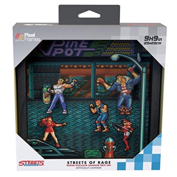 Level Up Labs Pixel Frames Streets of Rage Collectible Display