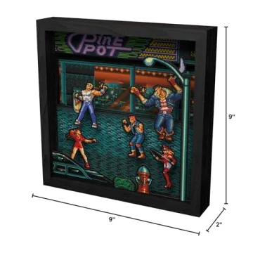 Level Up Labs Pixel Frames Streets of Rage Collectible Display