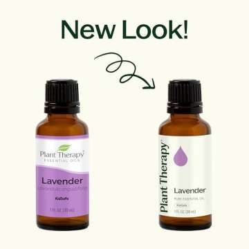 Plant Therapy Lavender Essential Oil 100% Pure, Undiluted, Natural Aromatherapy, Therapeutic Grade 30 mL (1 oz)