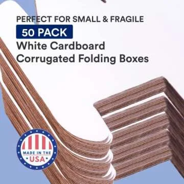BOX USA Heavy Duty Shipping Boxes for Small Business Needs | 50 Pack