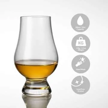 Glencairn Whiskey Glass Gift Set of 2 in Crystal