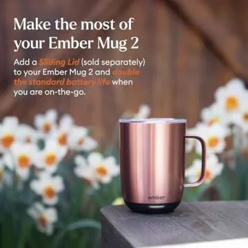 Ember Smart Mug 2 with 80 Min Battery Life
