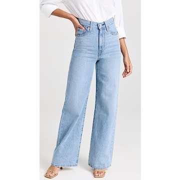 Levi's Women's Ribcage Wide Leg Jeans Far and Wide Blue