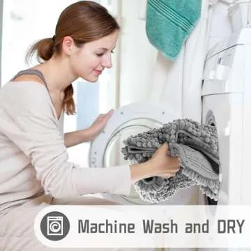 Yimobra Luxury Bathroom Rug Mat - Soft, Absorbent, Machine Washable