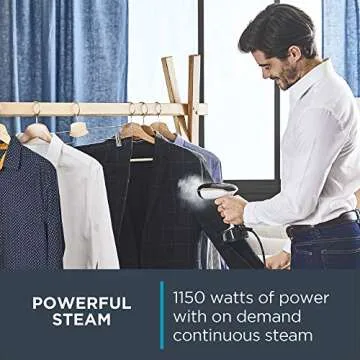 Rowenta Handheld Steamer - Fast, Compact, Portable Solution